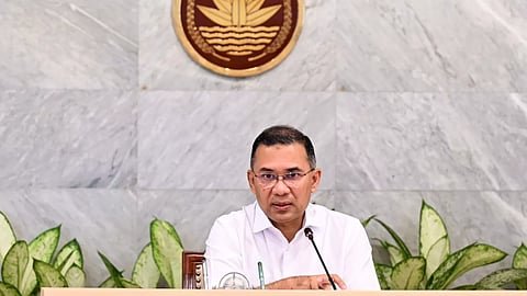 File photo of Prime Minister Tarique Rahman