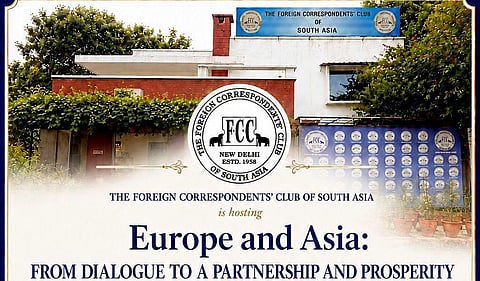 The event, titled “Europe and Asia: From Dialogue to a Partnership and Prosperity”, was scheduled for Saturday