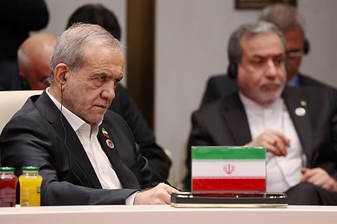 Iranian President Masoud Pezeshkian attends a session of the Shanghai Cooperation Organisation (SCO) summit in Bishkek, Kyrgyzstan September 1, 2026