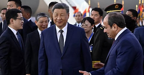 Chinese President Xi Jinping met with Egyptian President Abdel Fattah el-Sisi in Cairo on September 2, 2026