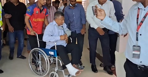 State Minister for Public Administration and Food Md Abdul Bari injured in an accident on September 5, 2026.