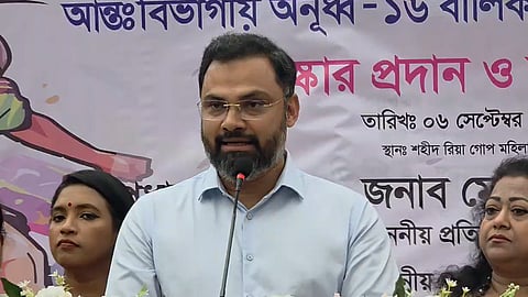 State Minister for Youth and Sports Aminul Haque.