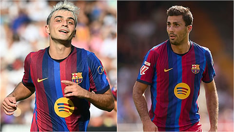 FC Barcelona's Pedri and Rodri.