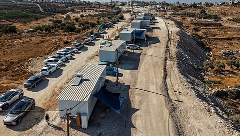 A drone view shows the new Israeli settlement of Maale Arugot, on the day of its inauguration ceremony in Gush Etzion, Israeli-occupied West Bank, September 2, 2026.