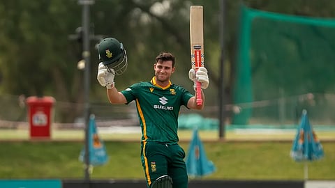 South Africa opener Jordan Hermann.