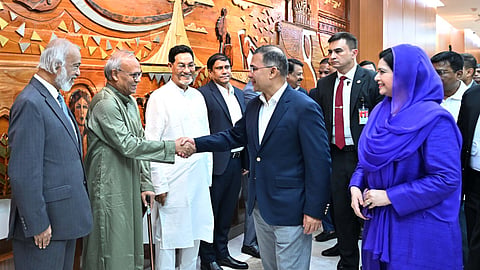 Prime Minister Tarique Rahman while leaving Dhaka for New York.