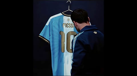 Messi unveils commemorative Argentina shirt ahead of October 6 farewell