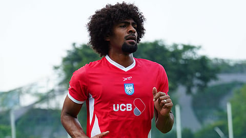 Bangladesh midfielder Hamza Choudhury.