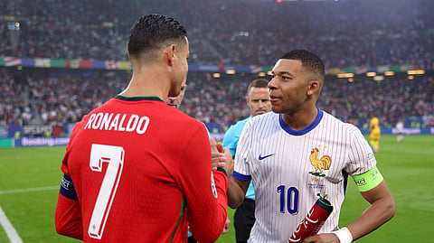 Cristiano Ronaldo and Kylian Mbappe.