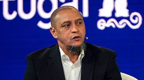 Former Brazil and Real Madrid great Roberto Carlos.