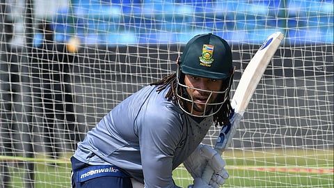 South Africa batter Tony de Zorzi.