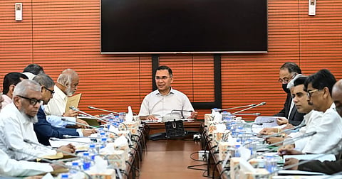 PM Tarique at a cabinet meeting on October 5, 2026.
