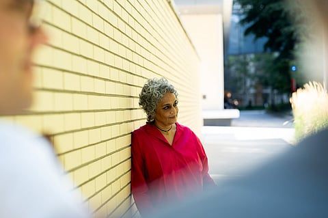 Acclaimed Indian author Arundhati Roy