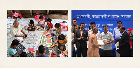 The government has now recognized Ramani Kanta Bepari's extraordinary contribution to education