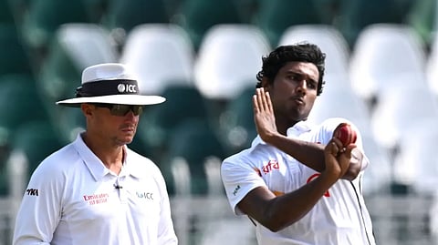 Bangladesh pacer Hasan Mahmud.