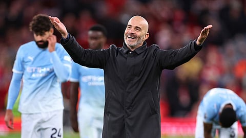 Manchester City coach Enzo Maresca.
