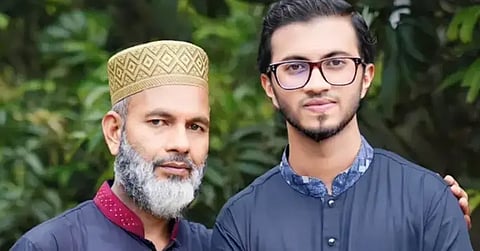 Abed Ali and his son Syed Sohanur Rahman Siam.