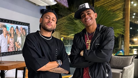 Neymar and Lamine Yamal.