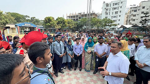 PM Tarique visited several spots in the capital on October 17, 2026, including Mirpur Cantonment Public School and College.