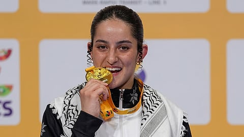 Palestine's Maryam Bsharat.