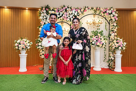 Nahidur Rahman, 41, his wife Afsana Matin Tanji, 36, and their daughters Ruzaina Inaya, seven, and Sunaina Ihana