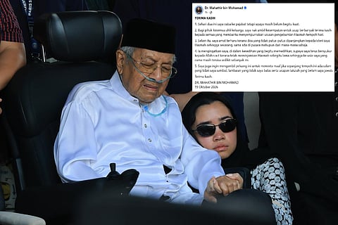 Former Prime Minister Tun Dr Mahathir Mohamad reflects on his decades with his late wife, Tun Dr Siti Hasmah Mohamad Ali, expressing gratitude for the public’s prayers while acknowledging he remains too physically weak to fully resume his duties three weeks after her passing.