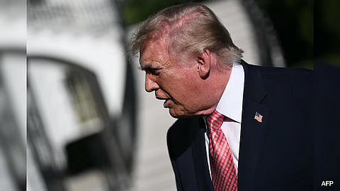 Trump on Monday again blamed immigration for protests and violence in France.