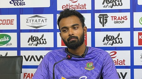 Bangladesh's stand-in captain Tawhid Hridoy.