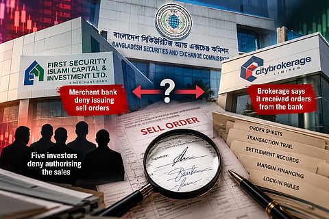 The Bangladesh Securities and Exchange Commission (BSEC) has launched an investigation into disputed sales of Malek Spinning Mills shares from the accounts of five investors. File photo