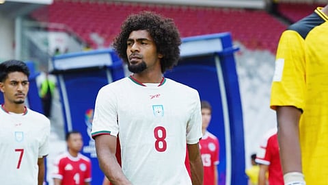 Bangladesh's Hamza Choudhury.