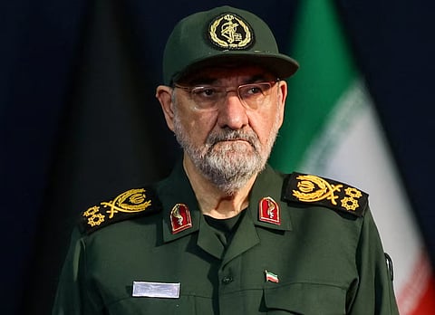 Adviser to Iran's supreme leader Mohsen Rezaei attends a farewell ceremony for Iran's late Supreme Leader Ayatollah Ali Khamenei, who was killed on February 28 during Israeli and U.S. airstrikes on Iran, for international delegates at the Imam Khomeini Grand Mosalla in Tehran, Iran, July 3, 2026.