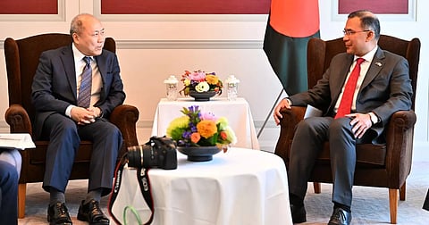 Prime Minister Tarique Rahman met Japan External Trade Organization (JETRO) President Susumu Kataoka on Wednesday