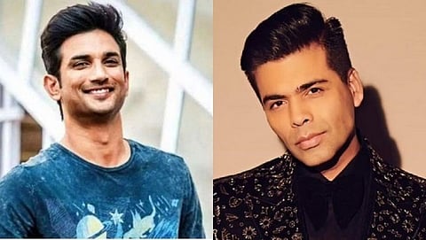 Sushant Singh Rajput and Karan Johar