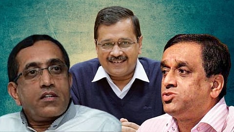 सुदिन ढवळीकर, दिपक ढवळीकर आणि अरविंद केजरीवाल