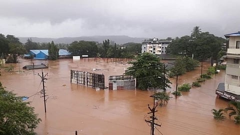 Vashishti river has flooded Chiplun and surrounding areas.