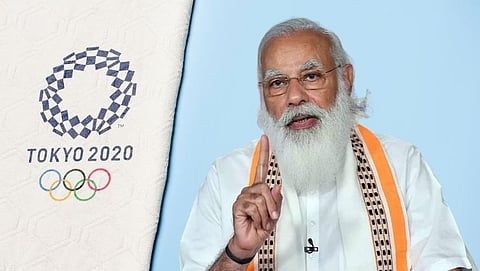 टोकियो ऑलिंपिकला जाणाऱ्या खेळाडूंशी पंतप्रधान नरेंद्र मोदी यांनी आज संवाद साधला.