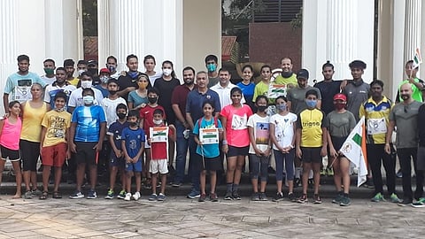 Olympic Awareness Programme:
Runners participating in the race
