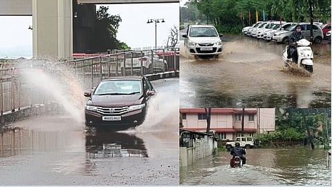 राज्यात गेले काही दिवस सुरु असलेल्या सततच्या पावसामुळे बहुतांश भागात पाणी साठून रस्ते पाण्याखाली गेले आहेत.