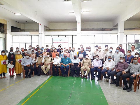 Covid warriors honored by the Verna Industrial Association