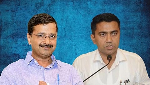 Arvind Kejriwal And Pramod Sawant