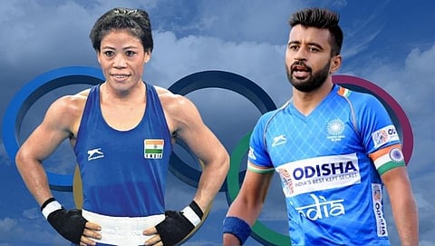 Mary Kom & Manpreet Singh