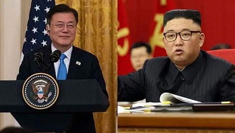 Moon J In & Kim Jong Un