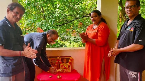 Goa: Vishwanath Swar inaugurating the program