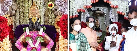 आषाढी एकादशीनिमित्त (Devshayani Ekadashi 2021) मुख्यमंत्री उद्धव ठाकरे (Uddhav Thackeray) आणि त्यांच्या पत्नी रश्मी ठाकरे (Rashmi Thackeray) यांच्या हस्ते श्री विठ्ठल-रुक्मिणीची शासकीय महापूजा संपन्न झाली