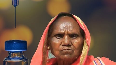 Maharashtra woman gets eyesight back After Vaccine