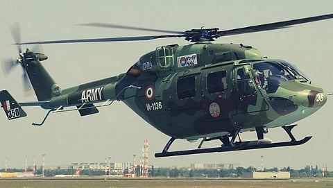 Indian Army helicopter crashes in Jammu Kashmir