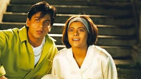 Kajol and Shah Rukh Khan in Kuch Kuch Hota Hai movie