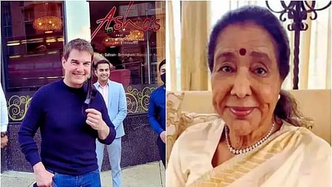 Hollywood actor Tom Cruise visits Asha Bhosle's restaurant