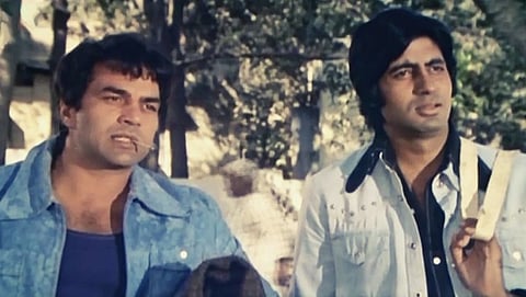 Amitabh Bachchan got Sholay movie because of Dharmendra
