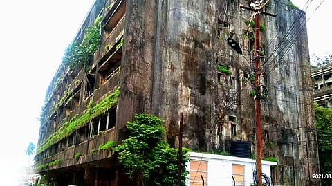 A dilapidated building, in Mormugoa, Goa